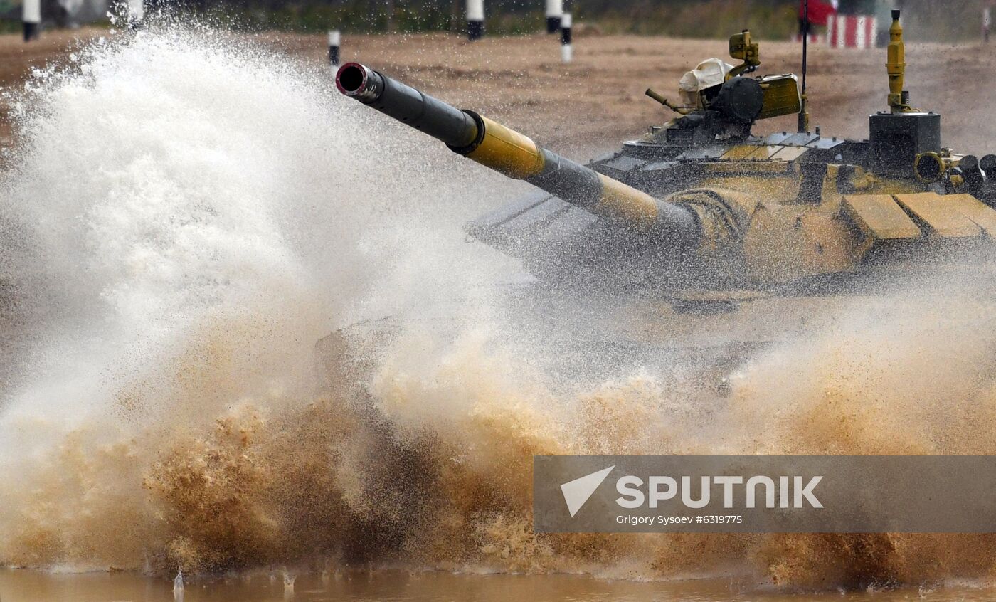 Russia Army Games Tank Biathlon