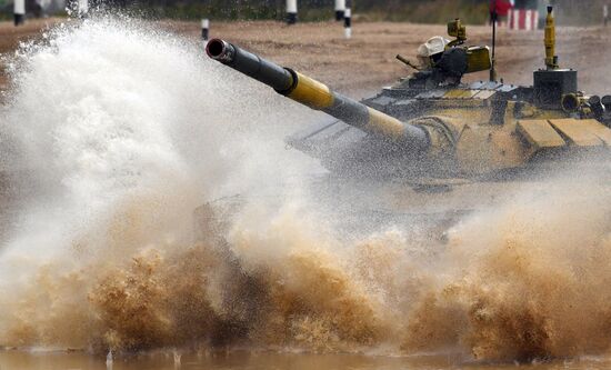 Russia Army Games Tank Biathlon