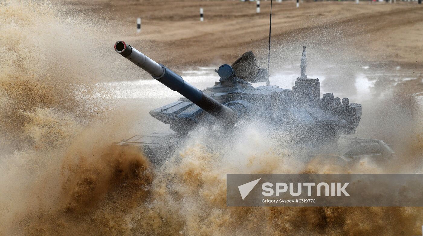 Russia Army Games Tank Biathlon