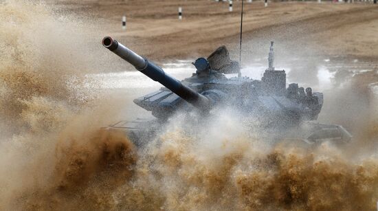Russia Army Games Tank Biathlon