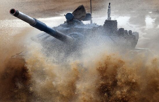 Russia Army Games Tank Biathlon