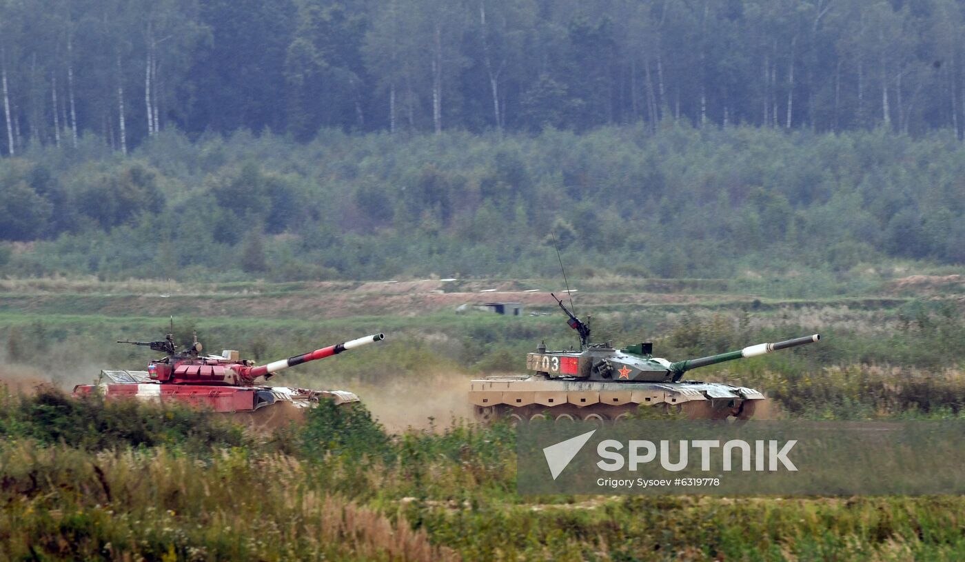 Russia Army Games Tank Biathlon