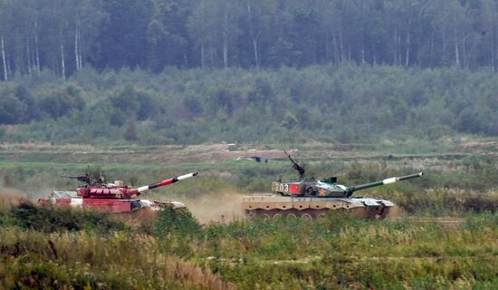 Russia Army Games Tank Biathlon