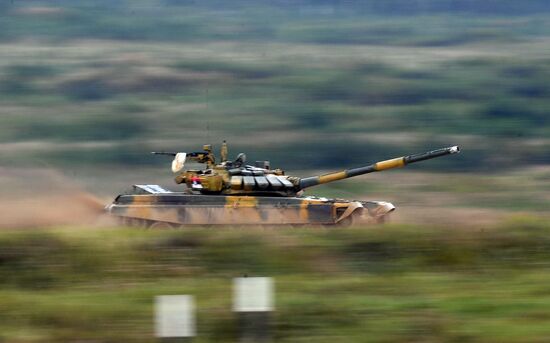 Russia Army Games Tank Biathlon