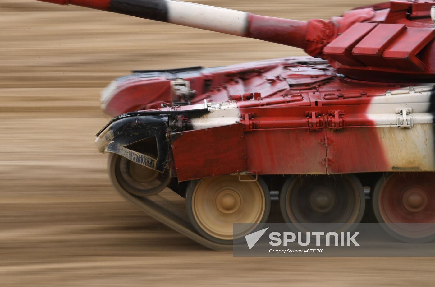 Russia Army Games Tank Biathlon