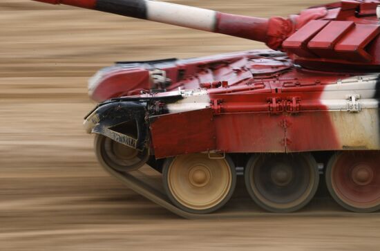 Russia Army Games Tank Biathlon