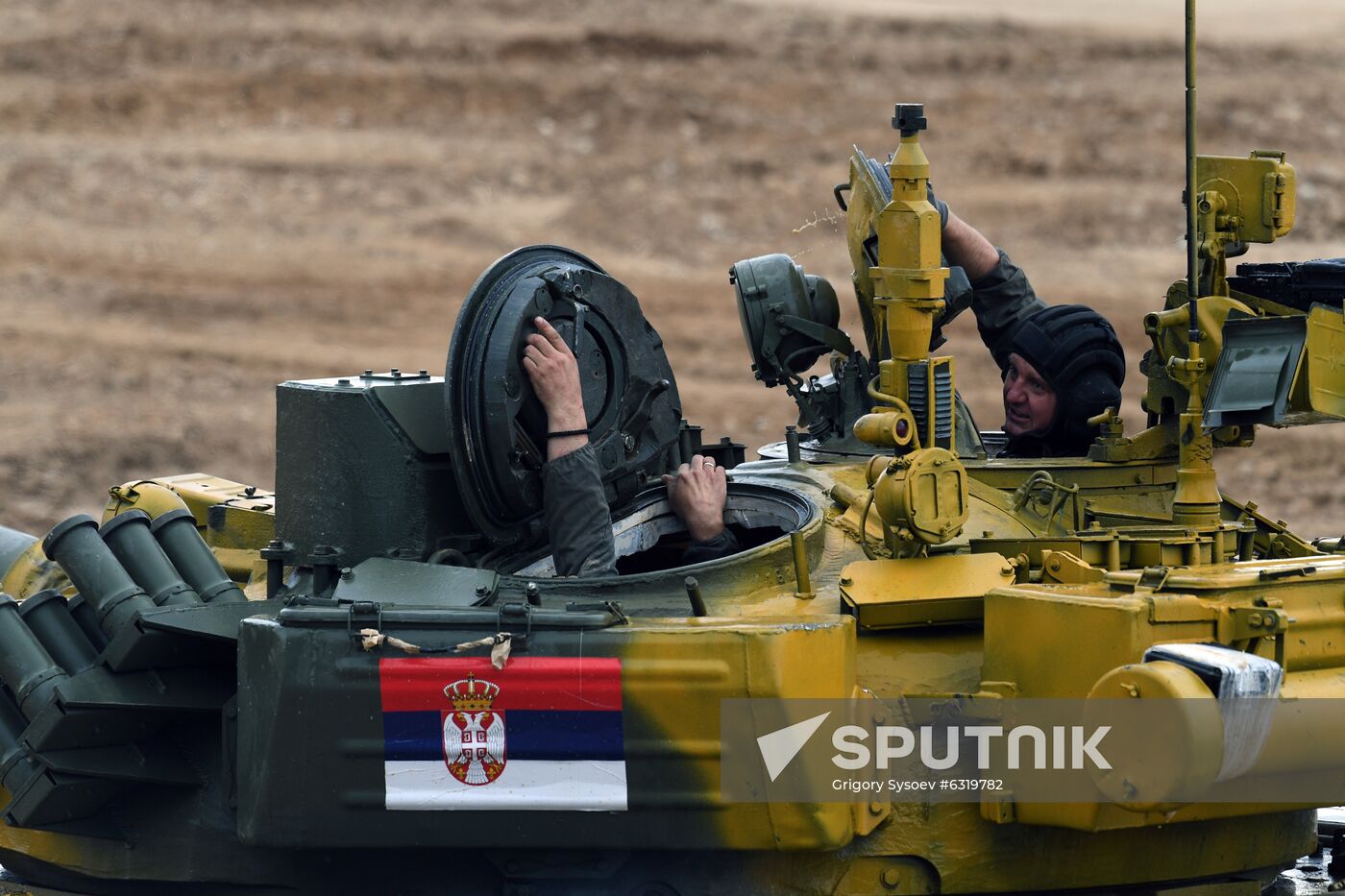 Russia Army Games Tank Biathlon