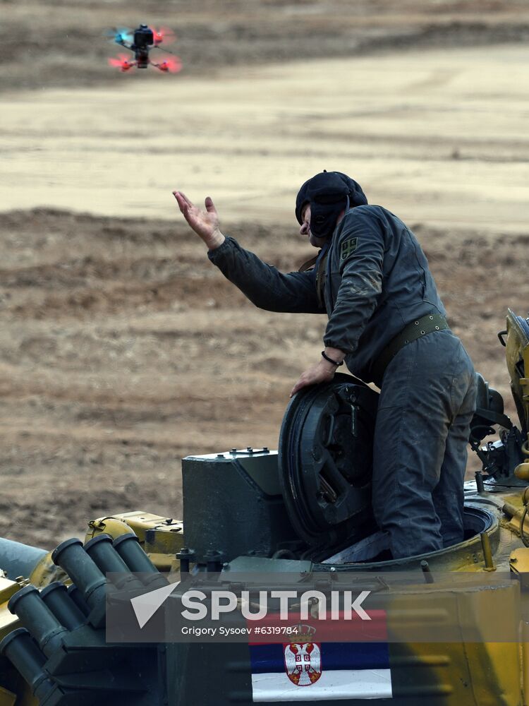 Russia Army Games Tank Biathlon