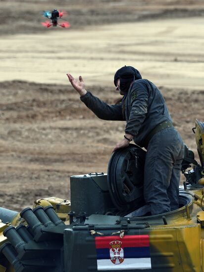 Russia Army Games Tank Biathlon