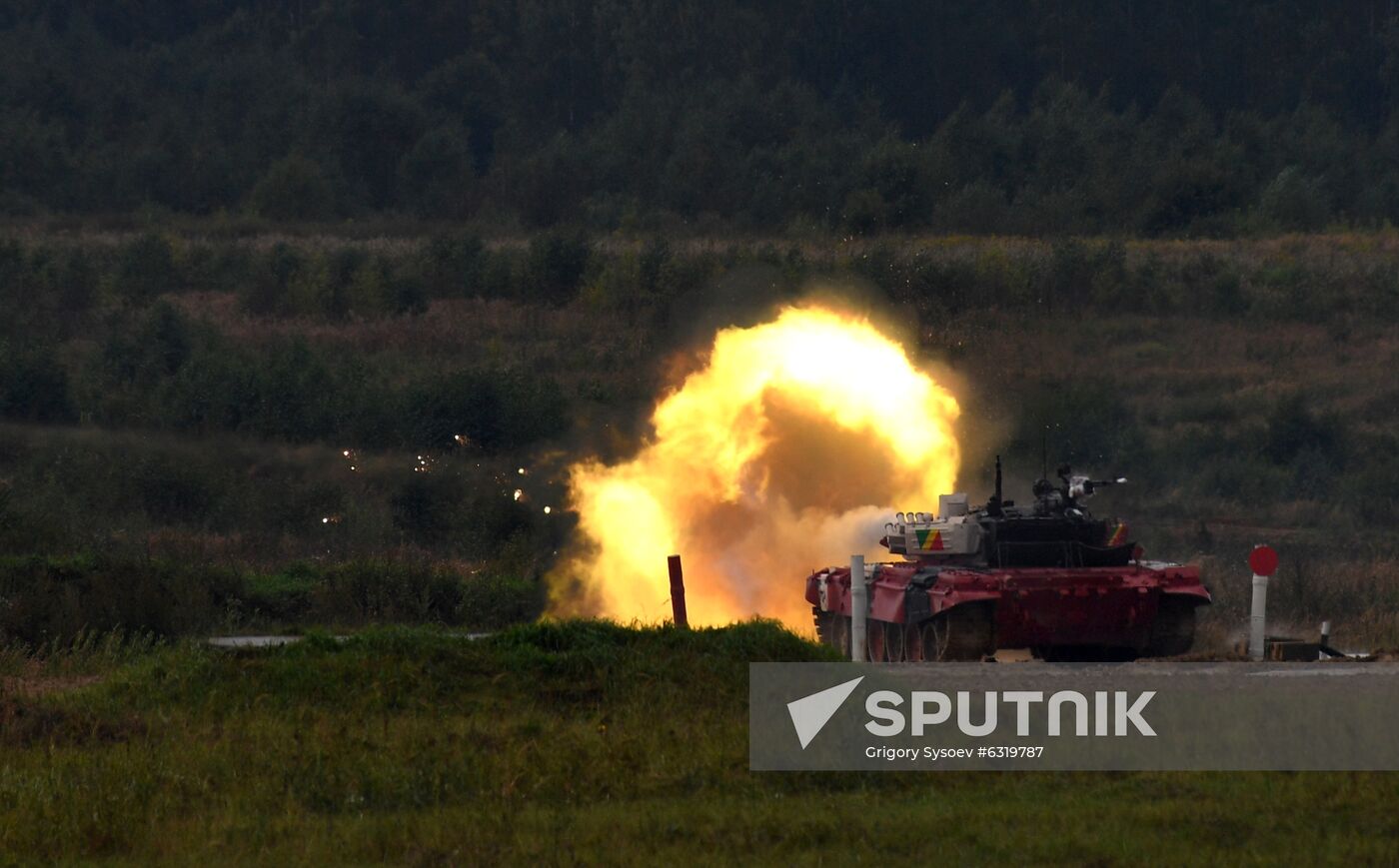 Russia Army Games Tank Biathlon