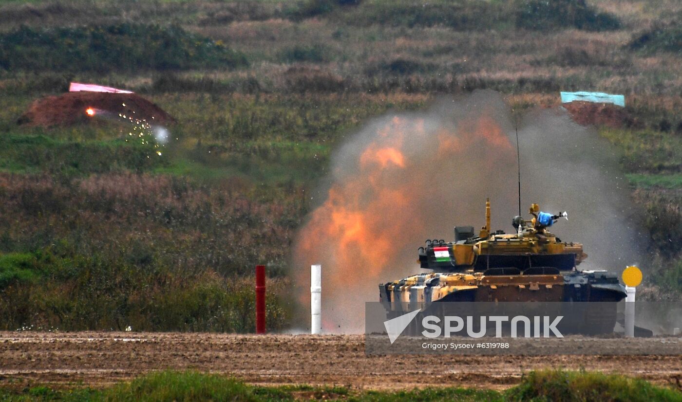 Russia Army Games Tank Biathlon