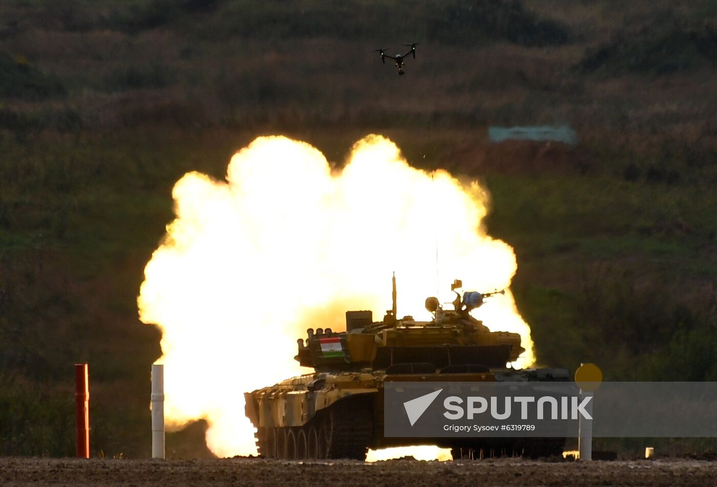 Russia Army Games Tank Biathlon