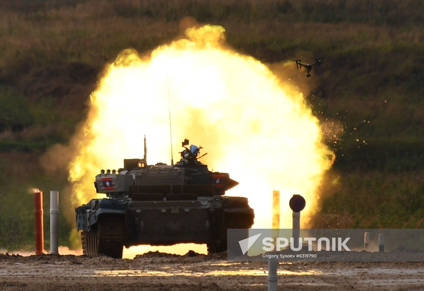 Russia Army Games Tank Biathlon