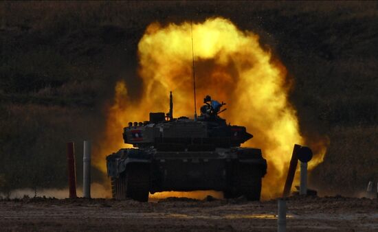 Russia Army Games Tank Biathlon