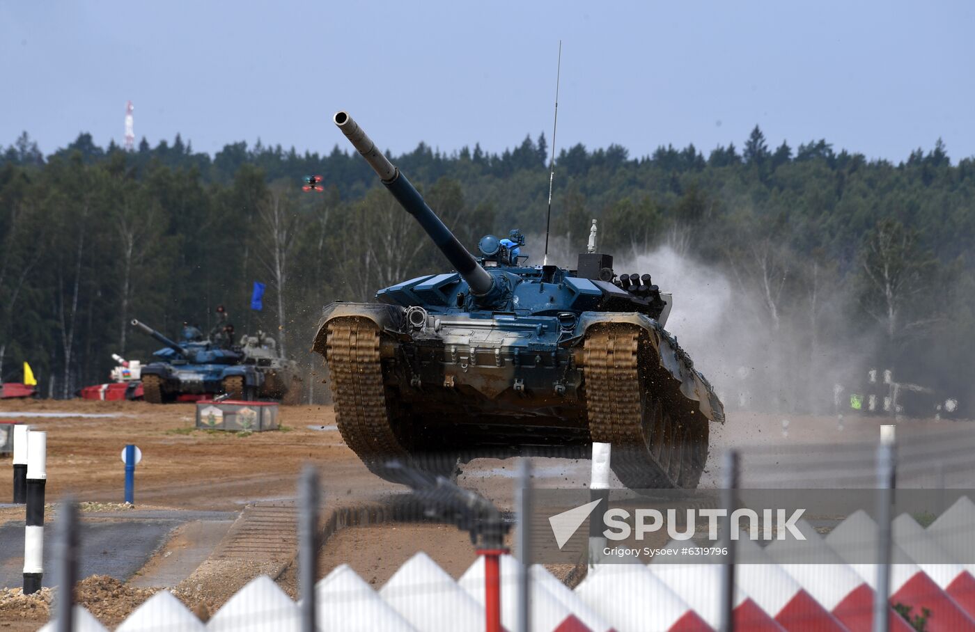 Russia Army Games Tank Biathlon