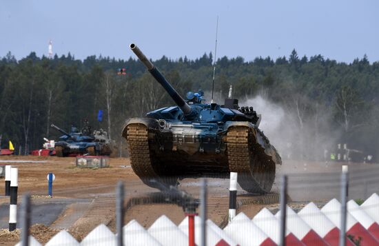 Russia Army Games Tank Biathlon