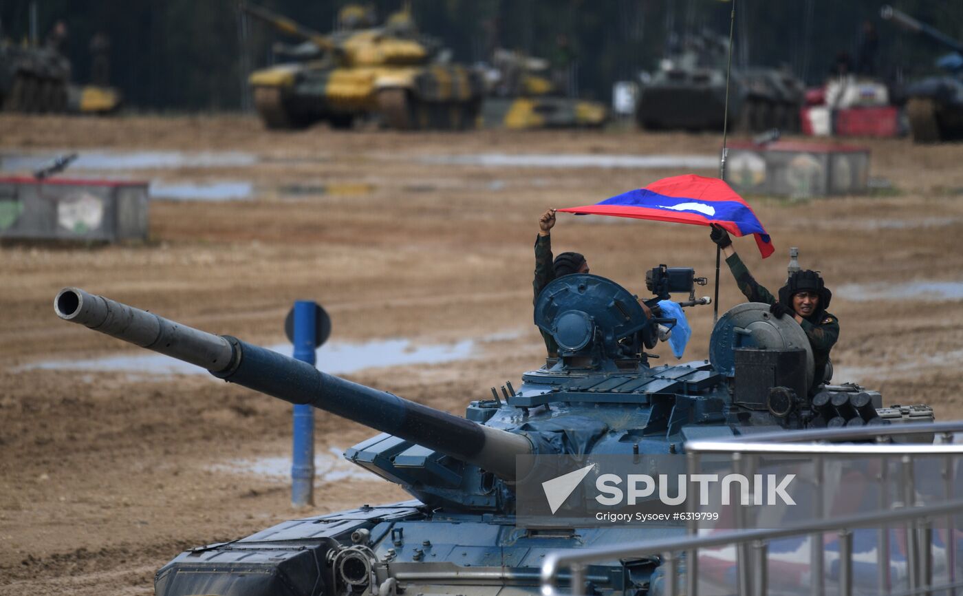 Russia Army Games Tank Biathlon