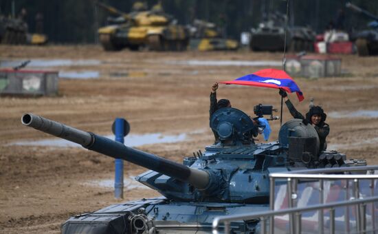 Russia Army Games Tank Biathlon