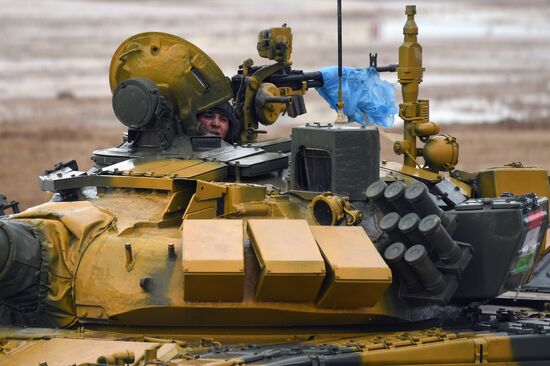 Russia Army Games Tank Biathlon