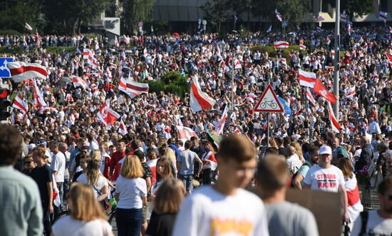 Belarus Presidential Election Protest
