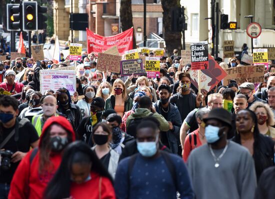Britain Black Lives Matter Protest