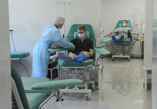 Russia Health Blood Transfusion