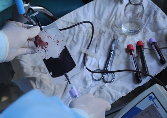 Russia Health Blood Transfusion
