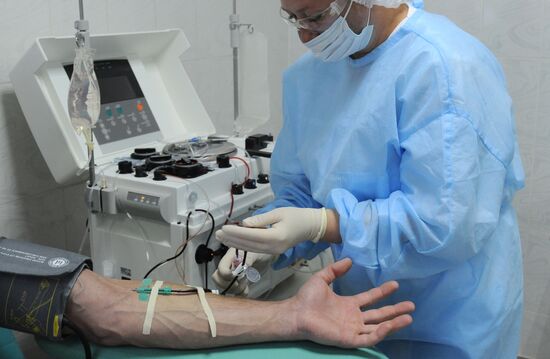 Russia Health Blood Transfusion
