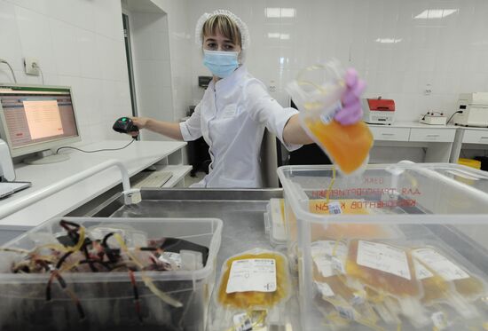 Russia Health Blood Transfusion