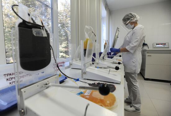 Russia Health Blood Transfusion