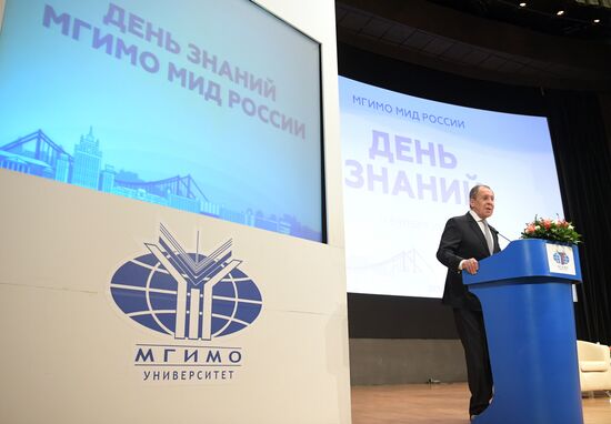 Russia Foreign Minister Academic Year