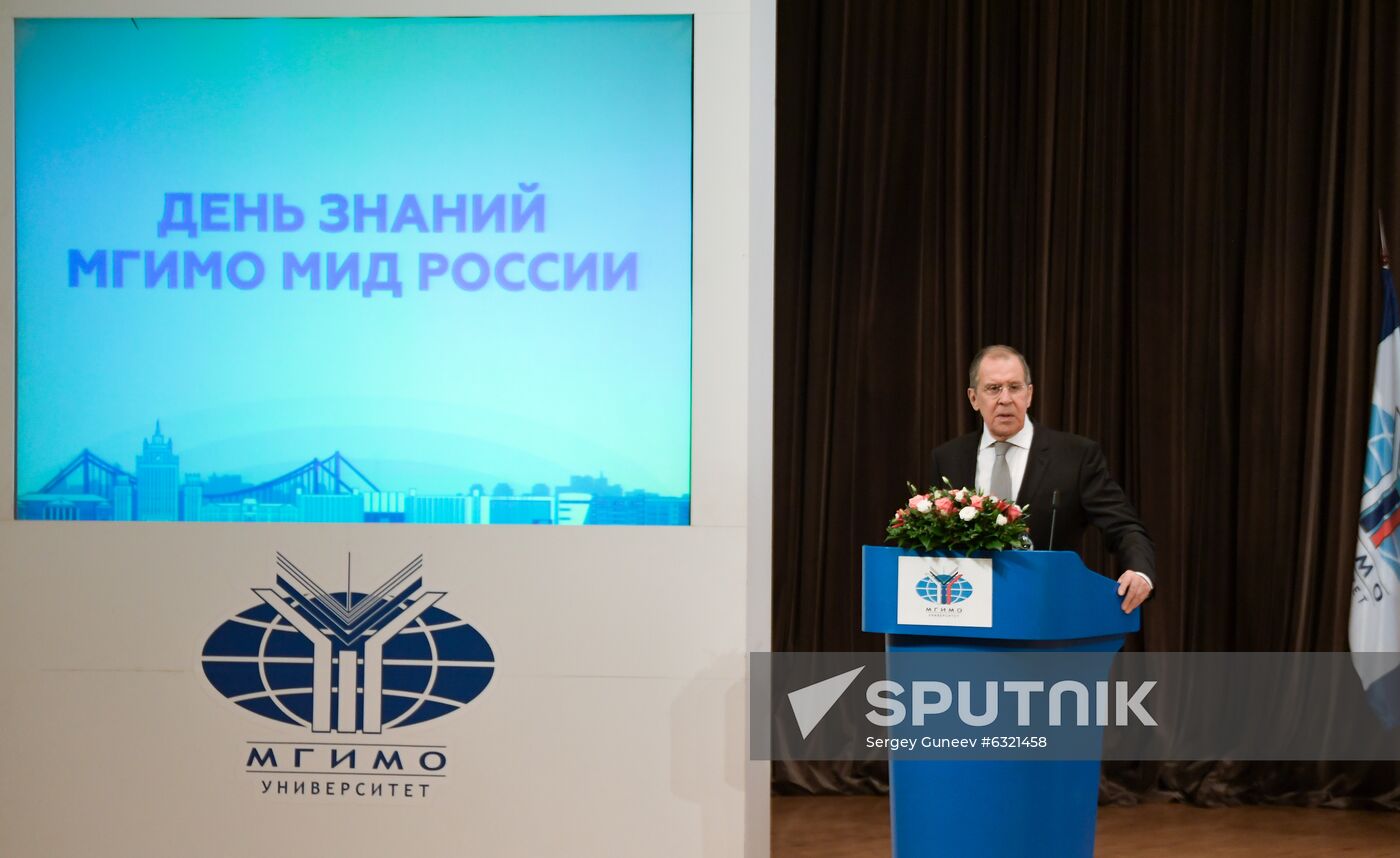 Russia Foreign Minister Academic Year