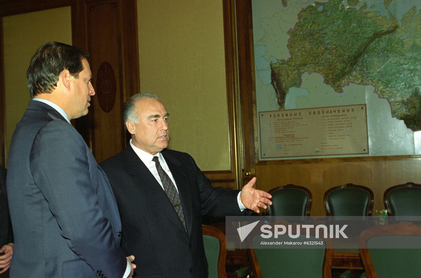 Albert Gore visits Russia