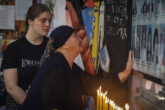 Russia Beslan Anniversary