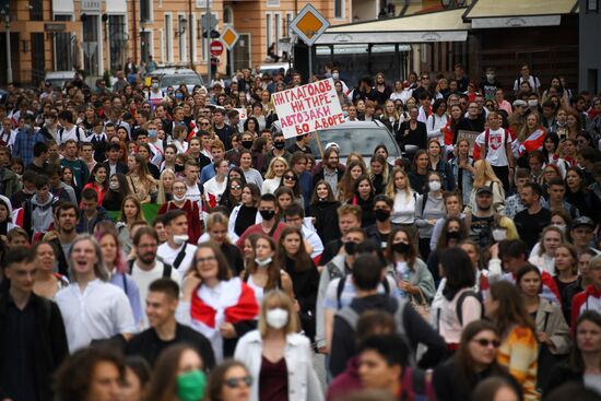 Belarus Presidential Election Protest