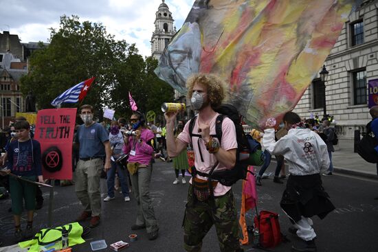 Britain Climate Change Protest