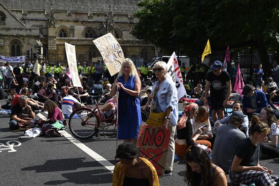 Britain Climate Change Protest