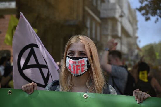 Britain Climate Change Protest