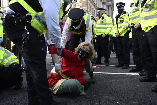 Britain Climate Change Protest