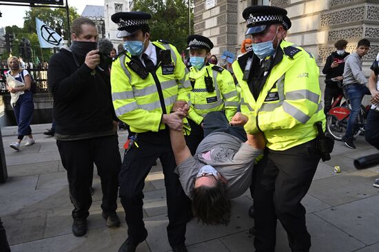 Britain Climate Change Protest