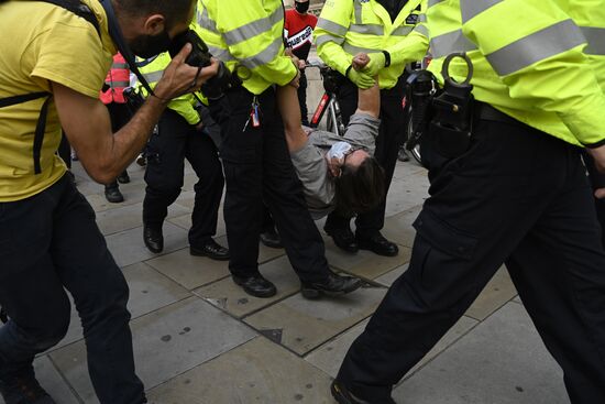 Britain Climate Change Protest