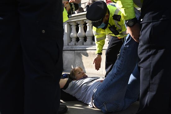 Britain Climate Change Protest