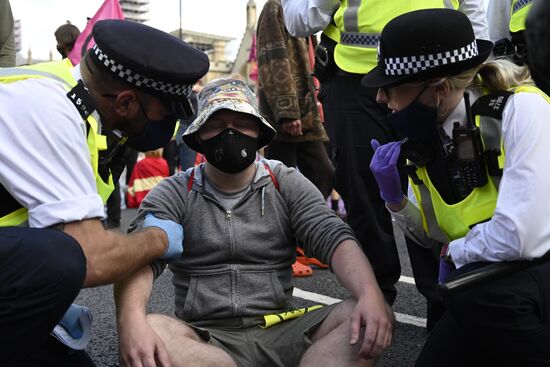 Britain Climate Change Protest