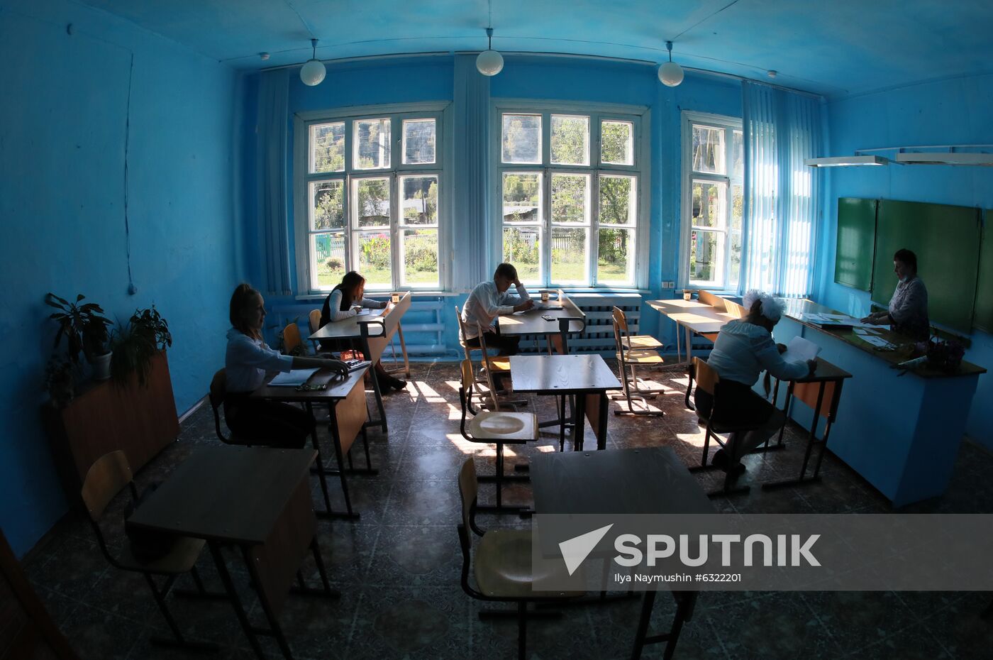 Russia Siberian Taiga School
