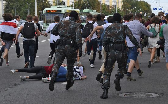 Belarus Presidential Election Protest