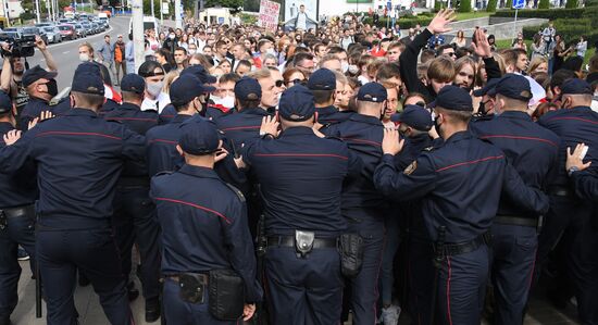 Belarus Presidential Election Protest