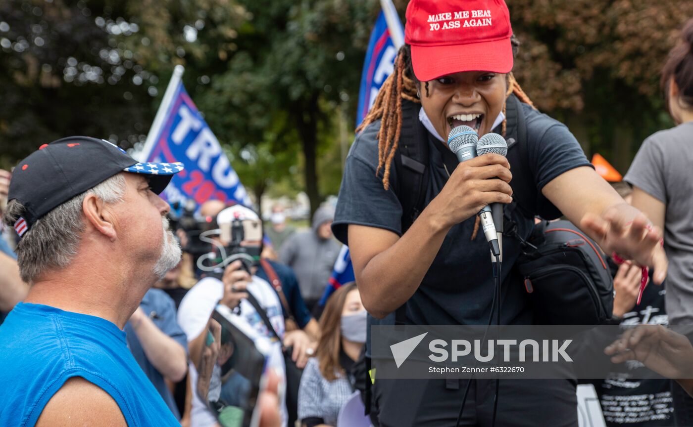 US Protests Trump