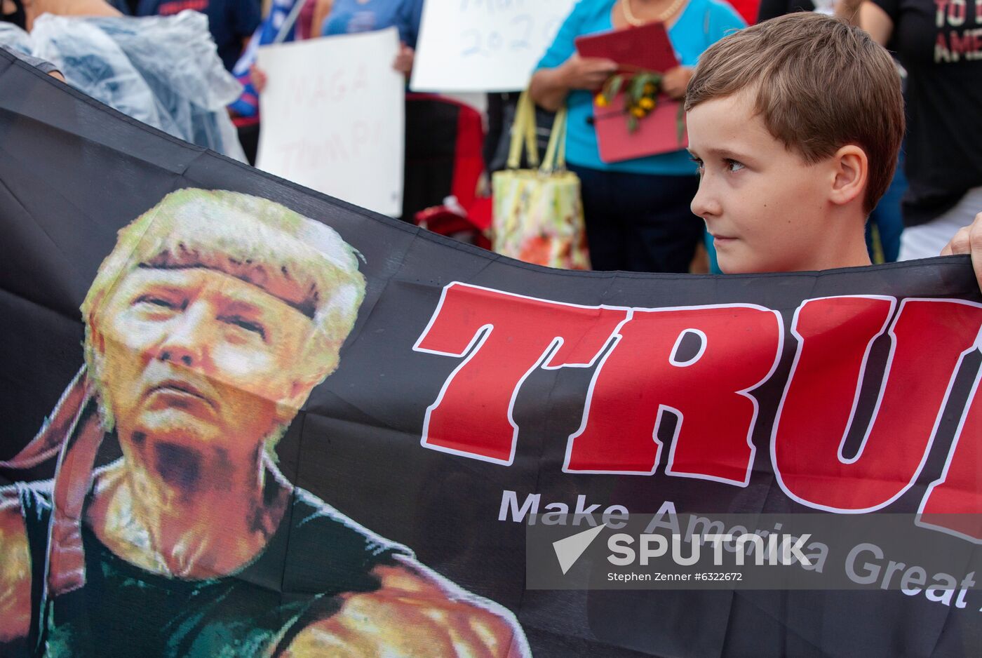 US Protests Trump