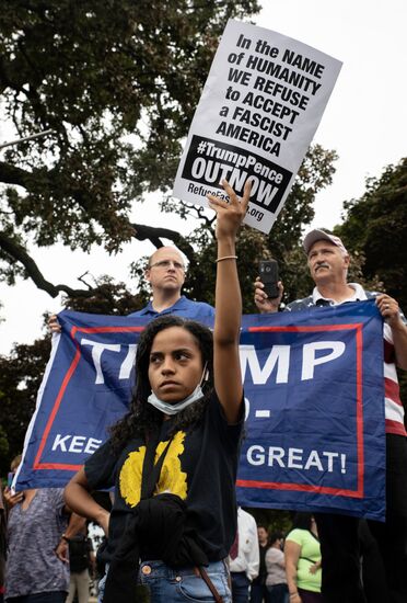 US Protests Trump