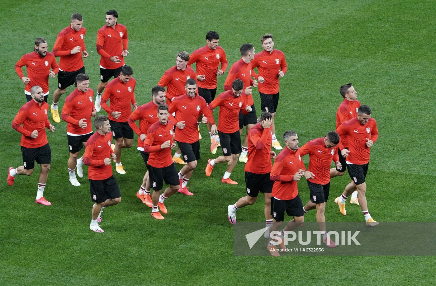 Russia Soccer Nations League Serbia